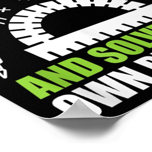 Lieve Wiskunde groeit op en lost uw eigen probleme Poster (Hoek)