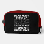Lieve Wiskunde, los uw problemen op! Toilettasje (Voorkant)