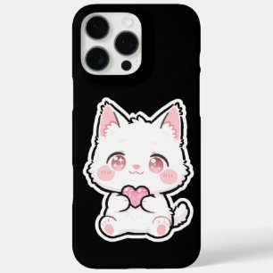 Lieve Witte Kat iPhone 16 Pro Max Hoesje