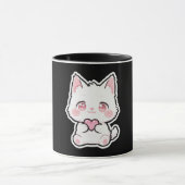 Lieve Witte Kat Mok (Midden)