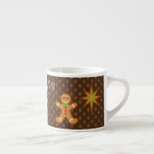 lieve XmaS Gingerbrood Pals-Candy Cane Custom Text Espresso Kop (Rechts)