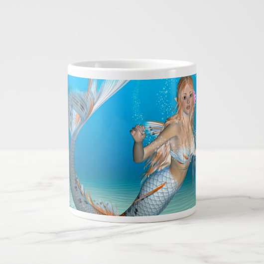Lieve Zeemeermin Grote Koffiekop (Voorkant)