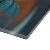 Lieve Zeemeermin Joelt Zwemmend  Snijplank (Hoek)