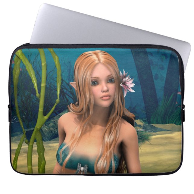 Lieve Zeemeermin Laptop Sleeve (Voorkant)
