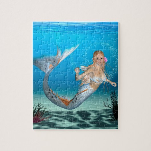 Lieve Zeemeermin Legpuzzel (Verticaal)