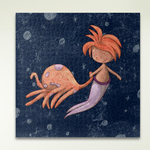 Lieve Zeemeermin Octopus  Legpuzzel