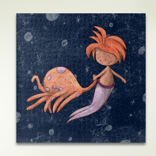 Lieve Zeemeermin Octopus Legpuzzel