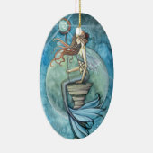Lieve Zeemeermin Ornament Jade Maan (Rechts)