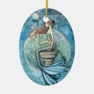 Lieve Zeemeermin Ornament Jade Maan