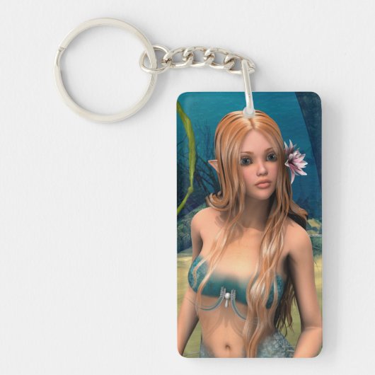 Lieve Zeemeermin Sleutelhanger (Voorkant)