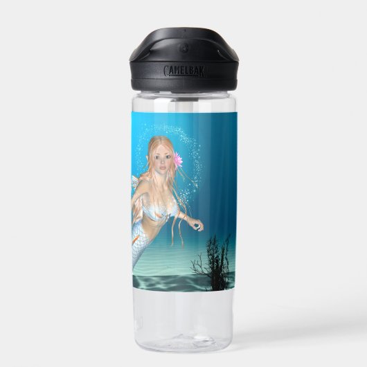 Lieve Zeemeermin Waterfles (Achterkant)