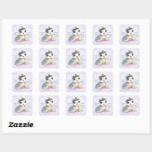 Lieve Zeeschildpad Kapitein Sticker (Vel)