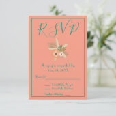 Lieve Zeester RSVP Uitnodiging (Staand voorkant)