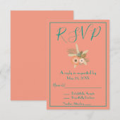 Lieve Zeester RSVP Uitnodiging (Voorkant / Achterkant)