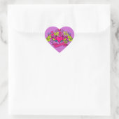 lieve zestien hart sticker (Tas)