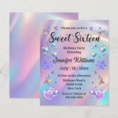 lieve zestien stijlvolle holografische meisjesuitn (Voorkant / Achterkant)