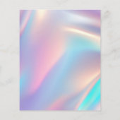 lieve zestien stijlvolle holografische uitnodiging (Achterkant)