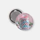 lieve zoete snoeptrommel magneet (Voorkant / Achterkant)