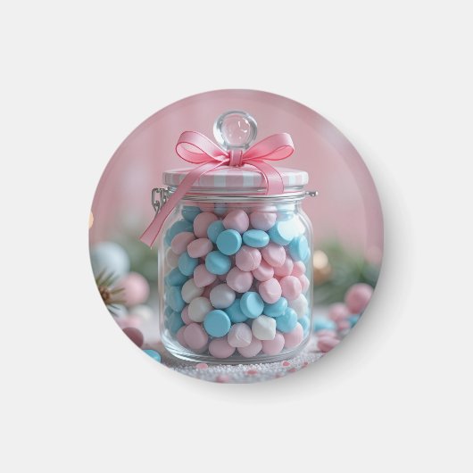 lieve zoete snoeptrommel magneet (Voorkant)