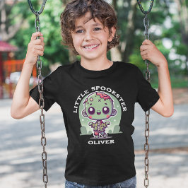 Lieve Zombie Aangepaste Naam Halloween T-shirt