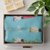 Lieve zomerkabouters met fruitpatroon tissuepapier (Geschenk)
