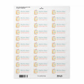 Lieve Zon Retouradres Etiket (Full Sheet)