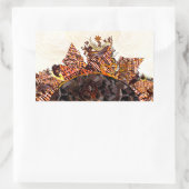 LIEVE ZONDAG! :) CBS ZONDAGOCHTEND ZONNEN RECHTHOEKIGE STICKER (Tas)