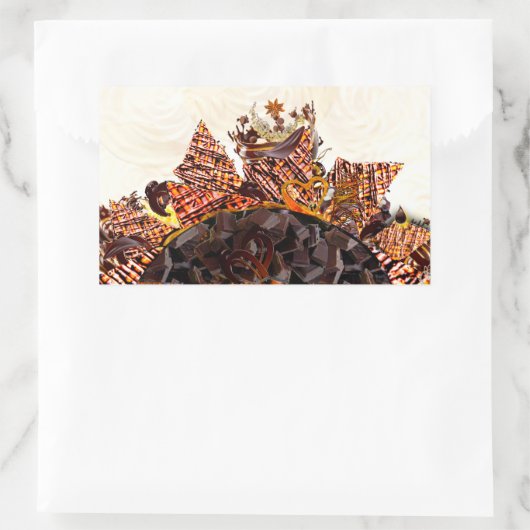 LIEVE ZONDAG! :) CBS ZONDAGOCHTEND ZONNEN RECHTHOEKIGE STICKER (Tas)