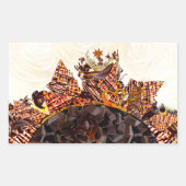 LIEVE ZONDAG! :) CBS ZONDAGOCHTEND ZONNEN RECHTHOEKIGE STICKER (Voorkant)