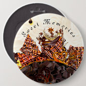 LIEVE ZONDAG! :) RONDE BUTTON 6,0 CM (Voorkant /achterkant)