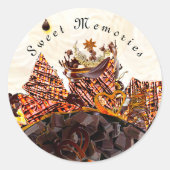 LIEVE ZONDAG! :) RONDE STICKER (Voorkant)