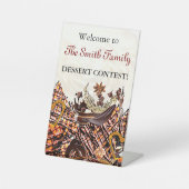 LIEVE ZONDAG! :) UITNODIGING VERZAMELEN RECLAMEBORD MET VOETSTUK (Voorkant)