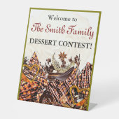 LIEVE ZONDAG! :) UITNODIGING VERZAMELEN RECLAMEBORD MET VOETSTUK (Voorkant)