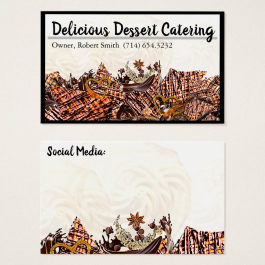 LIEVE ZONDAG! :) VISITEKAARTJE (Voorkant /achterkant)