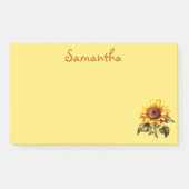 Lieve zonnebloem post-it® notes (Voorkant)