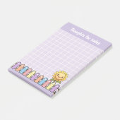 Lieve Zonnebloem Sering Gedachten Voor Vandaag Post-it® Notes (Schuin)