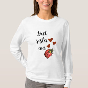 Lieve Zus Lieveheersbeestje T-shirt – Hartjes Desi