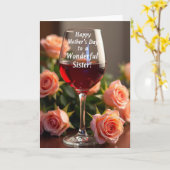 Lieve Zusters Dag Berichtkaart Kaart (Gele Bloem)