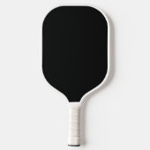 Lieve Zwarte Typografie Modern Pickleball Paddle (Achterkant)