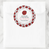 Lieveboestickerstickers op maat ronde sticker (Tas)