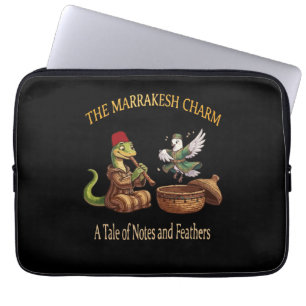 Lievehartige Hagedis Slangenbezweerder & Dansende Laptop Sleeve
