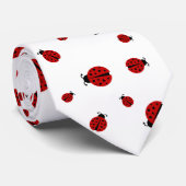 lieveheersbeest stropdas (Opgerold)