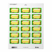 lieveheersbeestencluster etiket (Full Sheet)