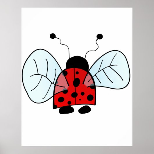 Lieveheersbeestje2 Poster (Voorkant)