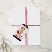 Lieveheersbeestje Baby Shower Cadeaulabel (Met Touw)