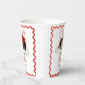 Lieveheersbeestje baby shower schattig slaapbeestj papieren bekers (Rechts)