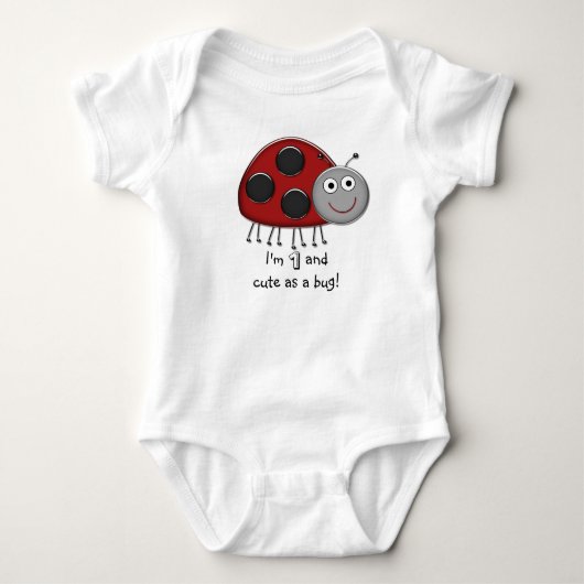 Lieveheersbeestje Baby Truien Romper (Voorkant)