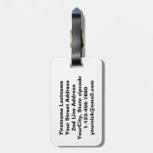 Lieveheersbeestje Bagagelabel (Achterkant verticaal)