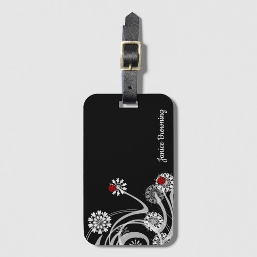 Lieveheersbeestje Bagagelabel (Voorkant (verticaal))