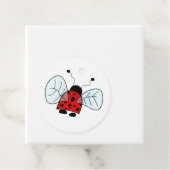 Lieveheersbeestje bedankjes labels (In situ)